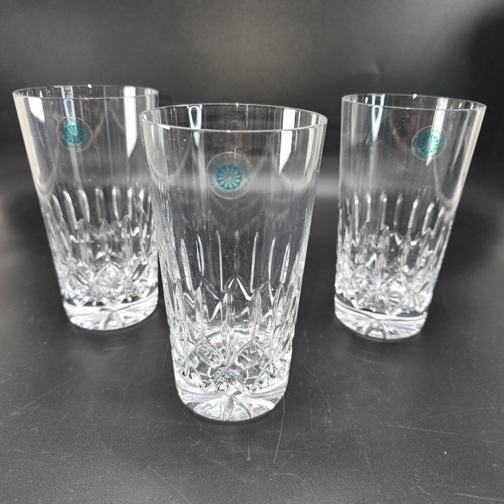 Galway Irish Crystal Baldmore Crystal Highball & Whiskey Glasses Set Of 4 DH1300 - Picture 11 of 15